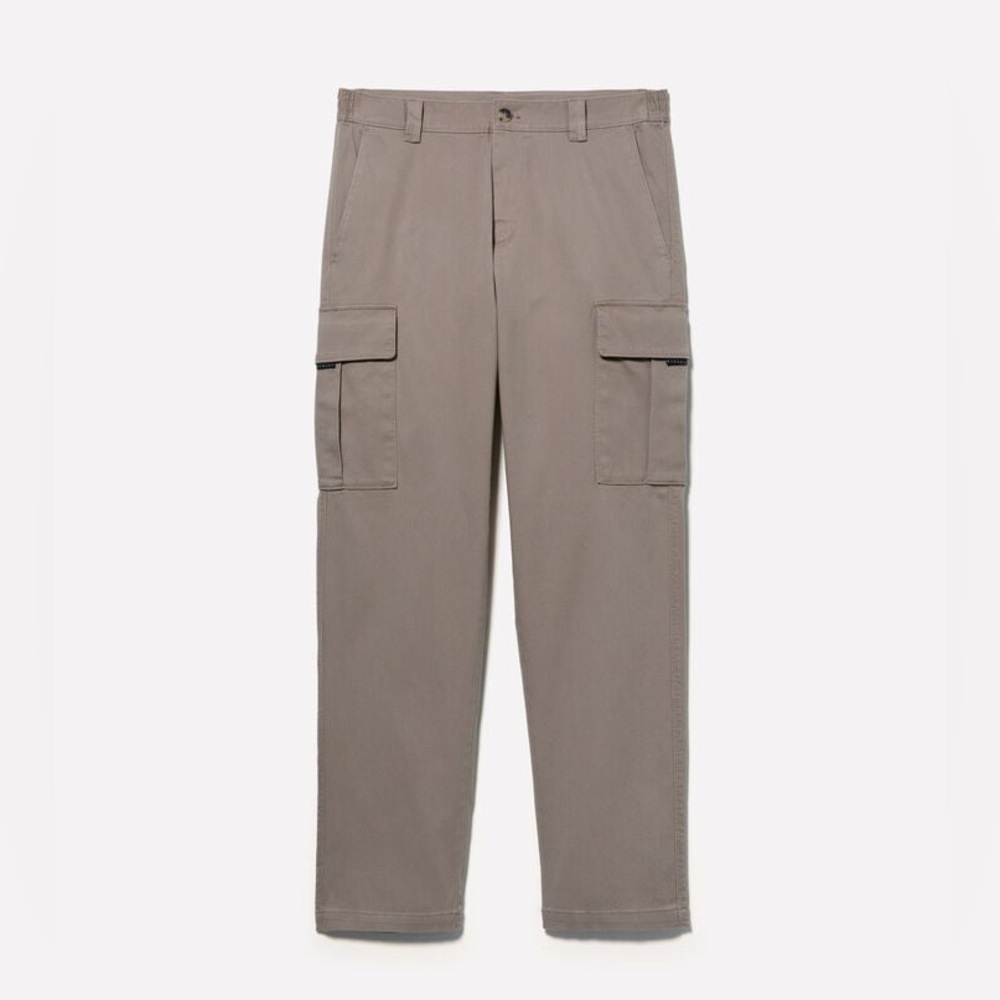 SISLEY BROWN SLIM COMFORT FIT CARGO TROUSERS SZ 48